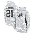 D.Lions #21 Roger McCreary Player Arctic Camo Salute to Service Hoodies Limited Game Kdoa Stitched Jerseys