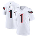 H.Texans #1 Tank Dell Player White Home Game Kdoa Stitched Jerseys