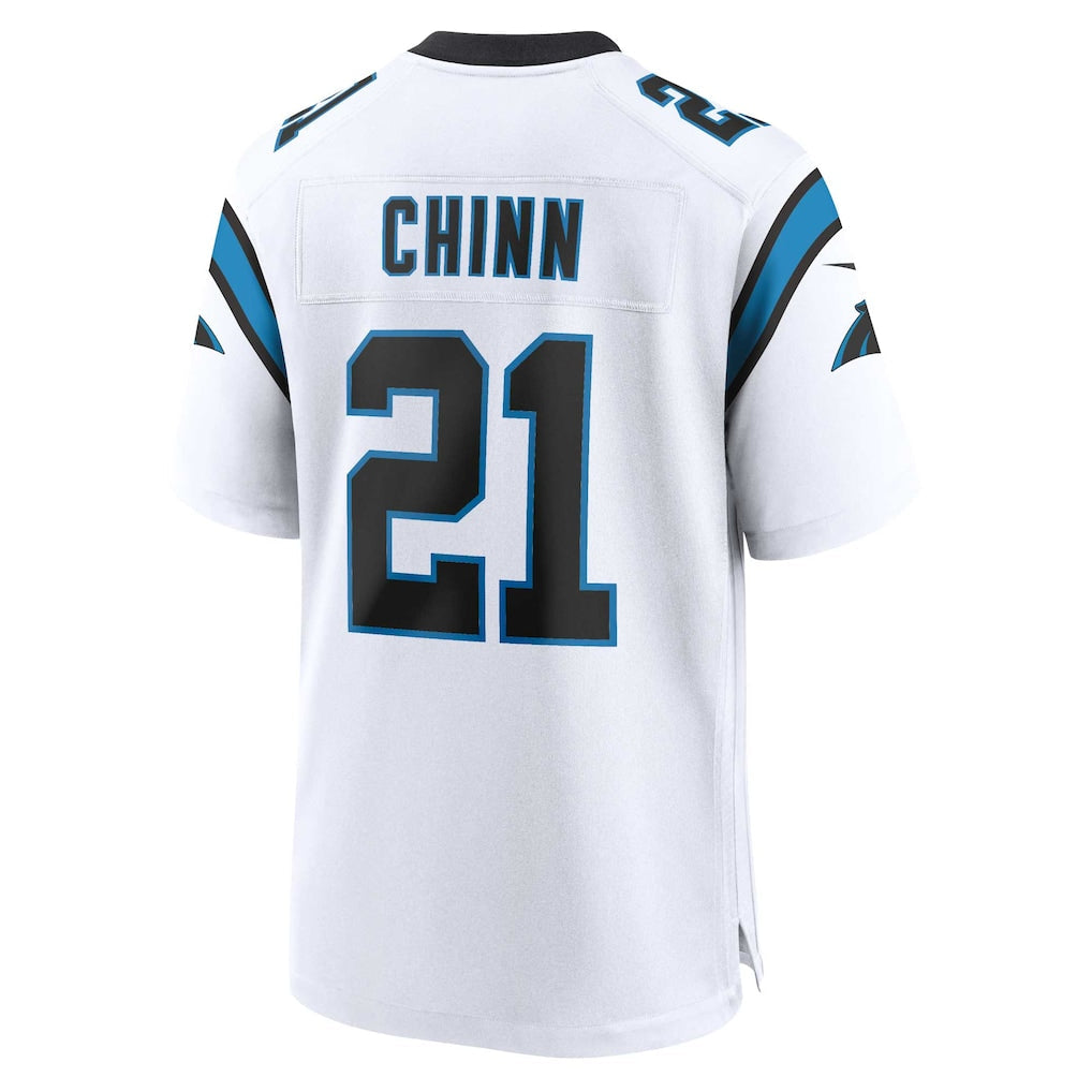 Kdoa C.Panthers #21 Jeremy Chinn White Game Jersey