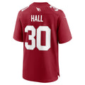Kdoa A.Cardinals #30 Darren Hall Cardinal Team Game Jersey