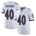 B.Ravens #40 Teddye Buchanan Player White Vapor F.U.S.E. Limited Kdoa Stitched Jerseys