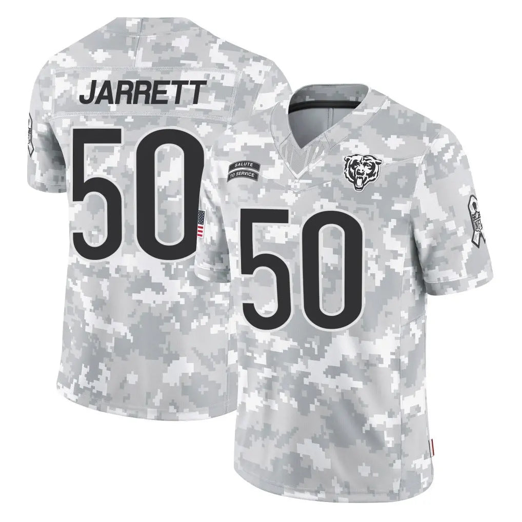 C.Bears #50 Grady Jarrett Player Arctic Camo Salute to Service Limited Kdoa Stitched Jerseys