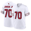 A.Cardinals #70 Paris Johnson Jr. Player White Home Game Kdoa Stitched Jerseys