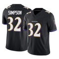 B.Ravens #32 Trenton Simpson Player Black Vapor F.U.S.E. Limited Kdoa Stitched Jerseys