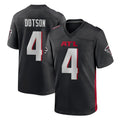 A.Falcons #4 Jahan Dotson Player Black Home Game Kdoa Stitched Jerseys