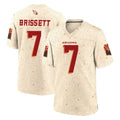 A.Cardinals #7 Jacoby Brissett Player Cream Rivalries Collection Game Kdoa Stitched Jerseys