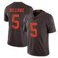 C.Browns #5 Quincy Williams Player Browns Color Rush Limited Home Game Kdoa Stitched Jerseys