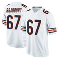 C.Bears #67 Garrett Bradbury Player White Home Game Kdoa Stitched Jerseys