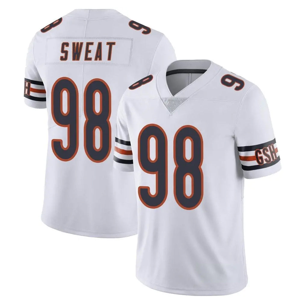 C.Bears #98 Montez Sweat Player White Vapor Untouchable Limited Home Game Kdoa Stitched Jerseys
