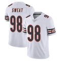 C.Bears #98 Montez Sweat Player White Vapor Untouchable Limited Home Game Kdoa Stitched Jerseys