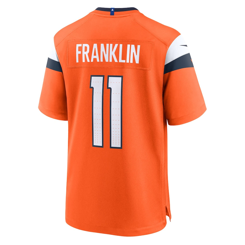 Kdoa D.Broncos #11 Troy Franklin Orange Team Game Jersey