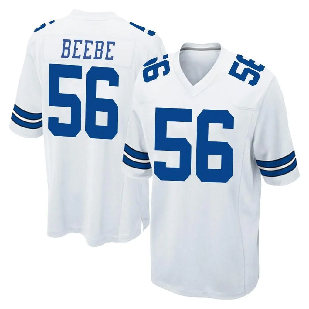 D.Cowboys #56 Cooper Beebe Player White Home Game Xdoa Stitched Jerseys