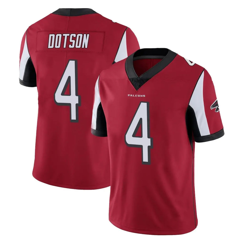 A.Falcons #4 Jahan Dotson Player Red Color Vapor Untouchable Limited Home Game Kdoa Stitched Jerseys