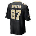 Kdoa NO.Saints #87 Foster Moreau Black Game Jersey