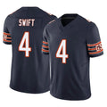 C.Bears #4 D'Andre Swift Player Navy Vapor F.U.S.E. Limited Home Game Kdoa Stitched Jerseys