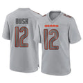 C.Bears #12 Devin Bush Player Gray Atmosphere Fashion Game Kdoa Stitched Jerseys