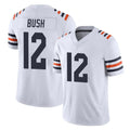 C.Bears #12 Devin Bush Player White Classic Vapor Limited Home Game Kdoa Stitched Jerseys
