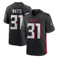 A.Falcons #31 Xavier Watts Player Black Home Game Kdoa Stitched Jerseys