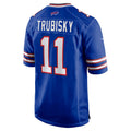 Kdoa B.Bills #11 Mitchell Trubisky Royal Game Jersey