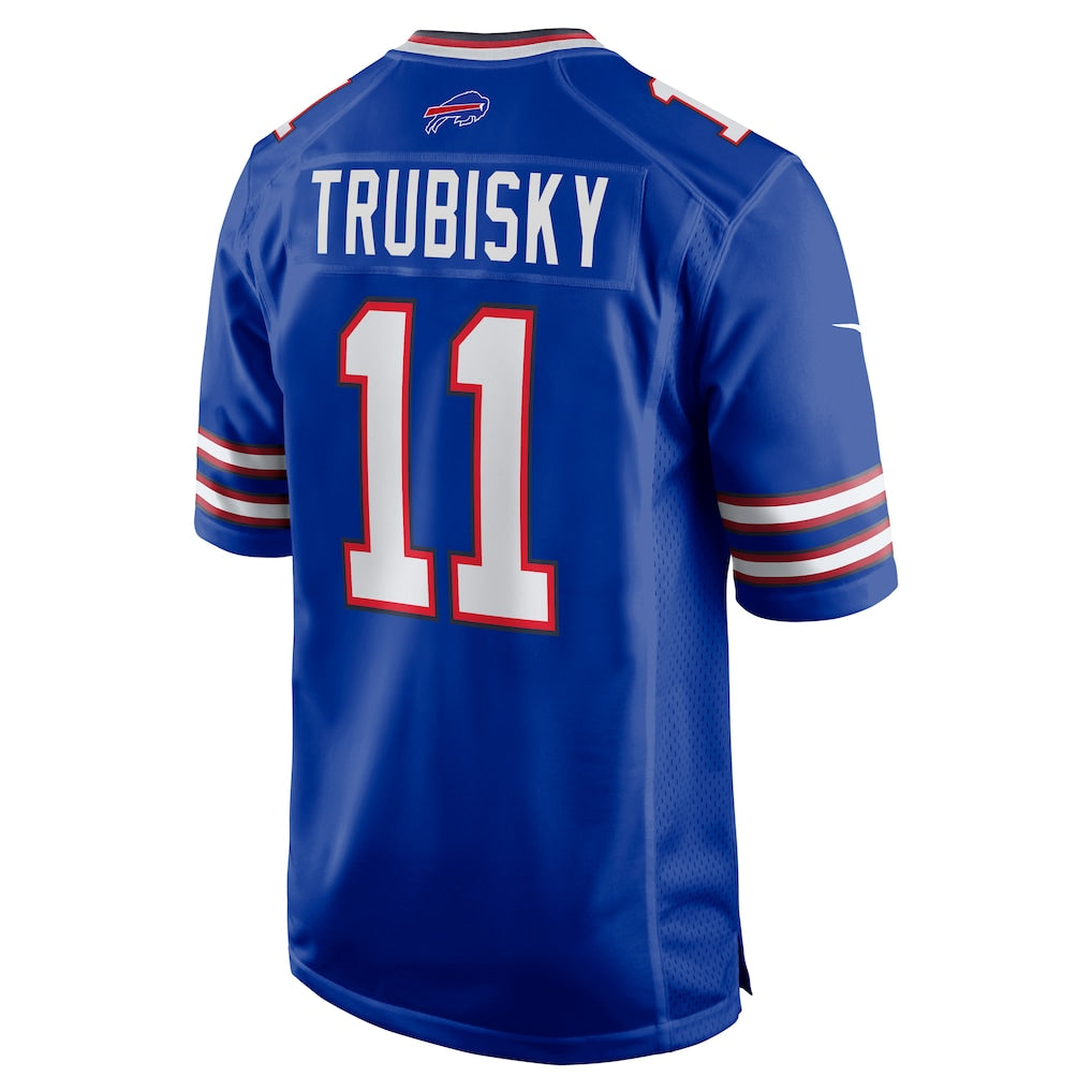 Kdoa B.Bills #11 Mitchell Trubisky Royal Game Jersey
