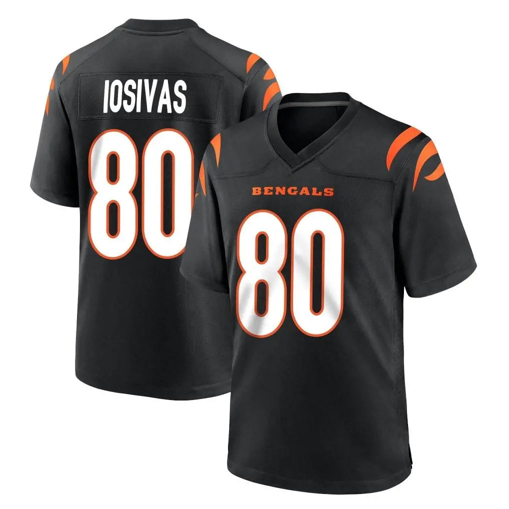 C.Bengals #80 Andrei Iosivas Player Black Home Game Kdoa Stitched Jerseys