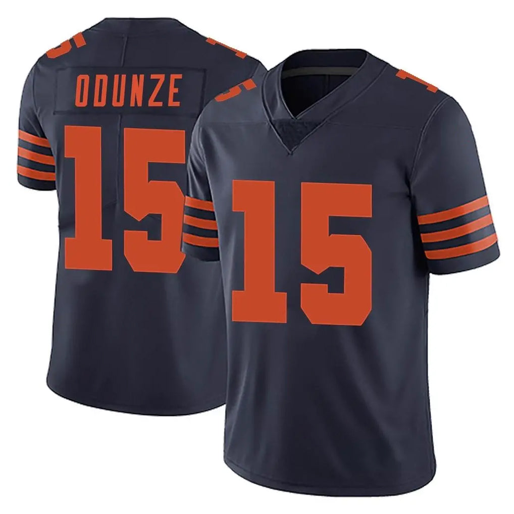 C.Bears #15 Rome Odunze Player Navy Blue Alternate Vapor Untouchable Limited Kdoa Stitched Jerseys