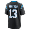 Kdoa C.Panthers #13 Hunter Renfrow Black Team Game Jersey