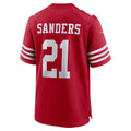 Kdoa SF.49ers #21 Deion Sanders Scarlet Team Retired Player Game Jersey