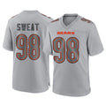 C.Bears #98 Montez Sweat Player Gray Atmosphere Fashion Game Kdoa Stitched Jerseys
