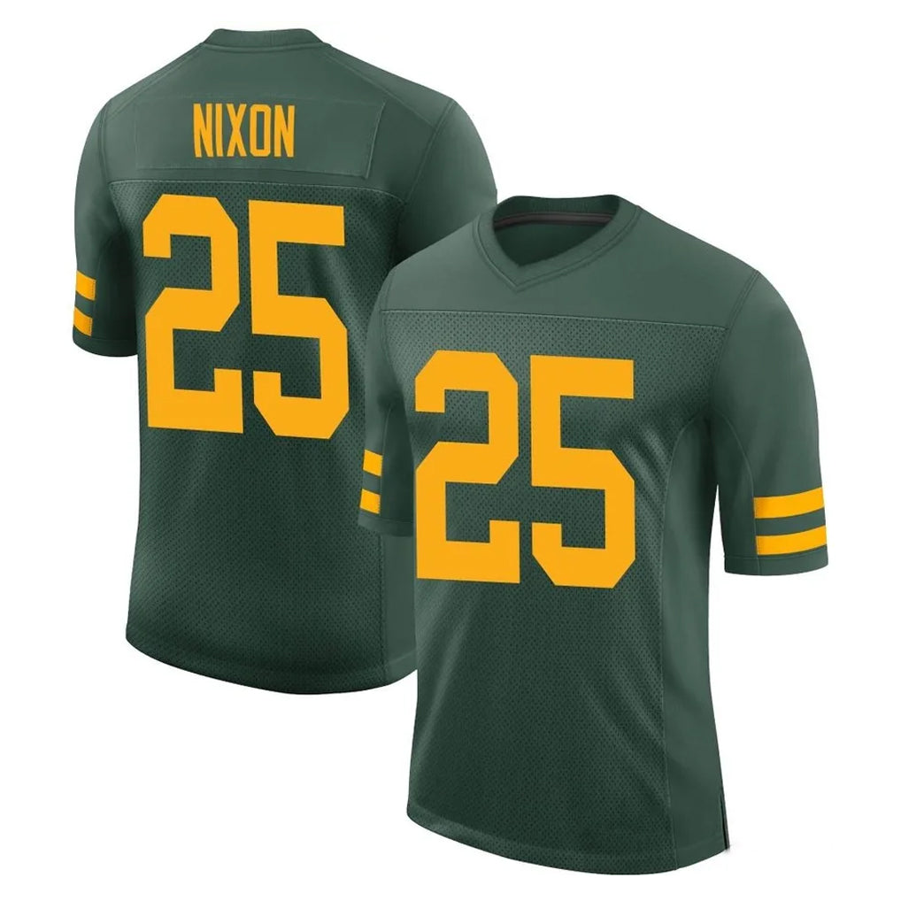 GB.Packers #25 Keisean Nixon Player Green Alternate Vapor Home Game Kdoa Stitched Jerseys