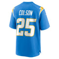 Kdoa LA.Chargers #25 Junior Colson Powder Blue Team Game Jersey