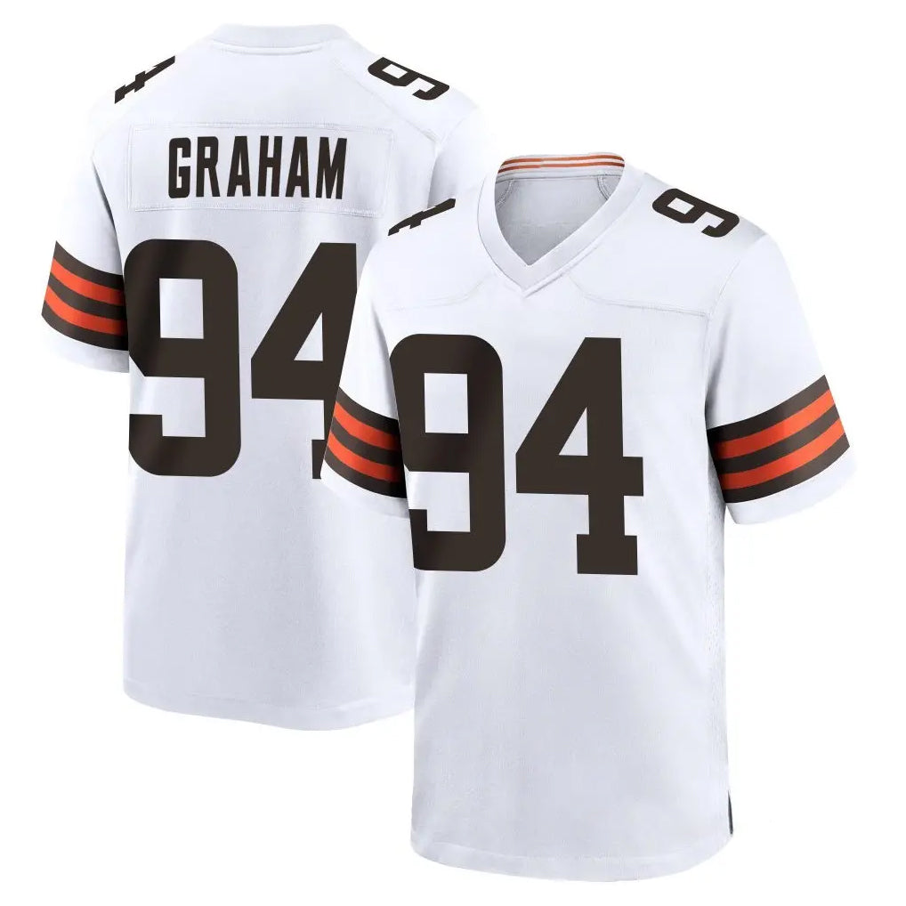 C.Browns #94 Mason Graham Player White Home Game Kdoa Stitched Jerseys