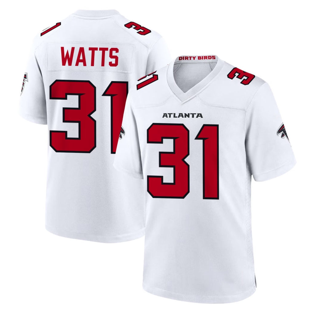 A.Falcons #31 Xavier Watts Player White Team Color Home Game Kdoa Stitched Jerseys
