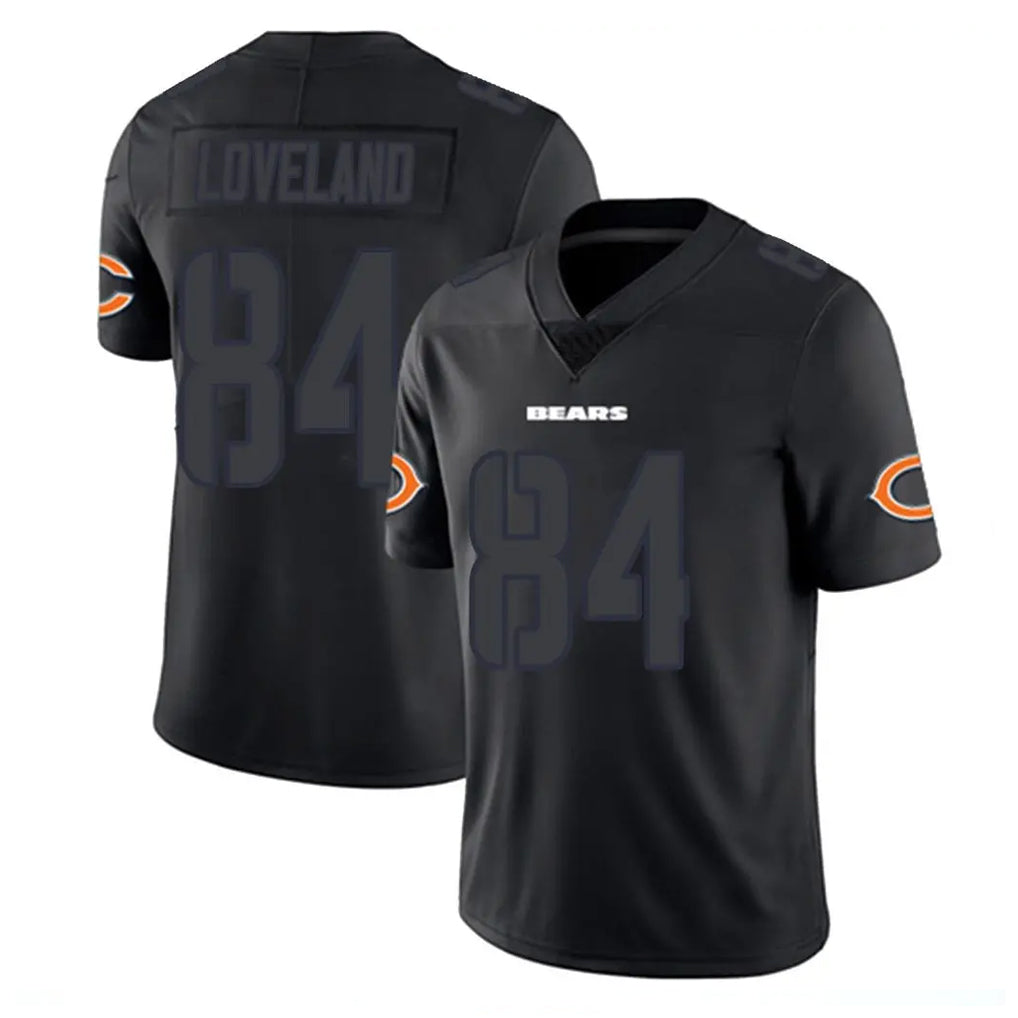 C.Bears #84 Colston Loveland Player Black Impact Limited Game Kdoa Stitched Jerseys
