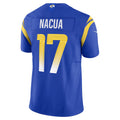 Kdoa LA.Rams #17 Puka Nacua Royal Vapor F.U.S.E. Limited Jersey