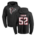 A.Falcons #52 Samson Ebukam Player Black LOGO Pullover Hoodies Home Game Kdoa Stitched Jerseys