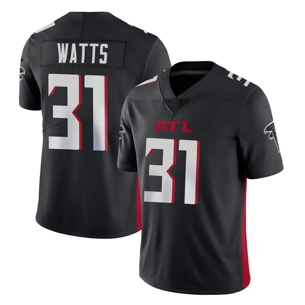 A.Falcons #31 Xavier Watts Player Black Vapor Untouchable Limited Home Game Kdoa Stitched Jerseys