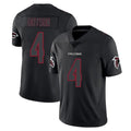 A.Falcons #4 Jahan Dotson Player Black Impact Limited Game Kdoa Stitched Jerseys