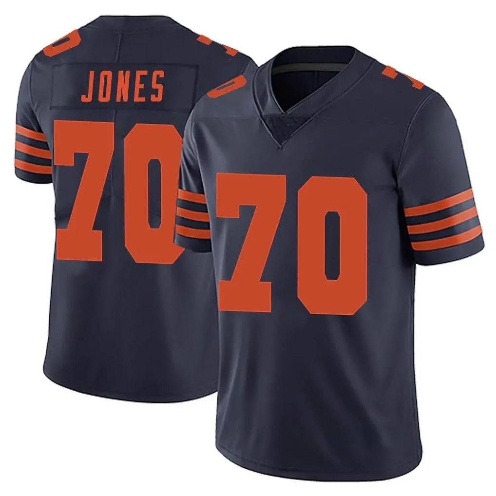 C.Bears #70 Braxton Jones Player Navy Blue Alternate Vapor Untouchable Limited Kdoa Stitched Jerseys