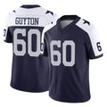 D.Cowboys #60 Tyler Guyton Player Navy-White Limited Alternate Vapor F.U.S.E. Home Game Xdoa Stitched Jerseys