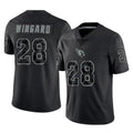 A.Cardinals #28 Andrew Wingard Player Black RFLCTV Limited Home Game Kdoa Stitched Jerseys
