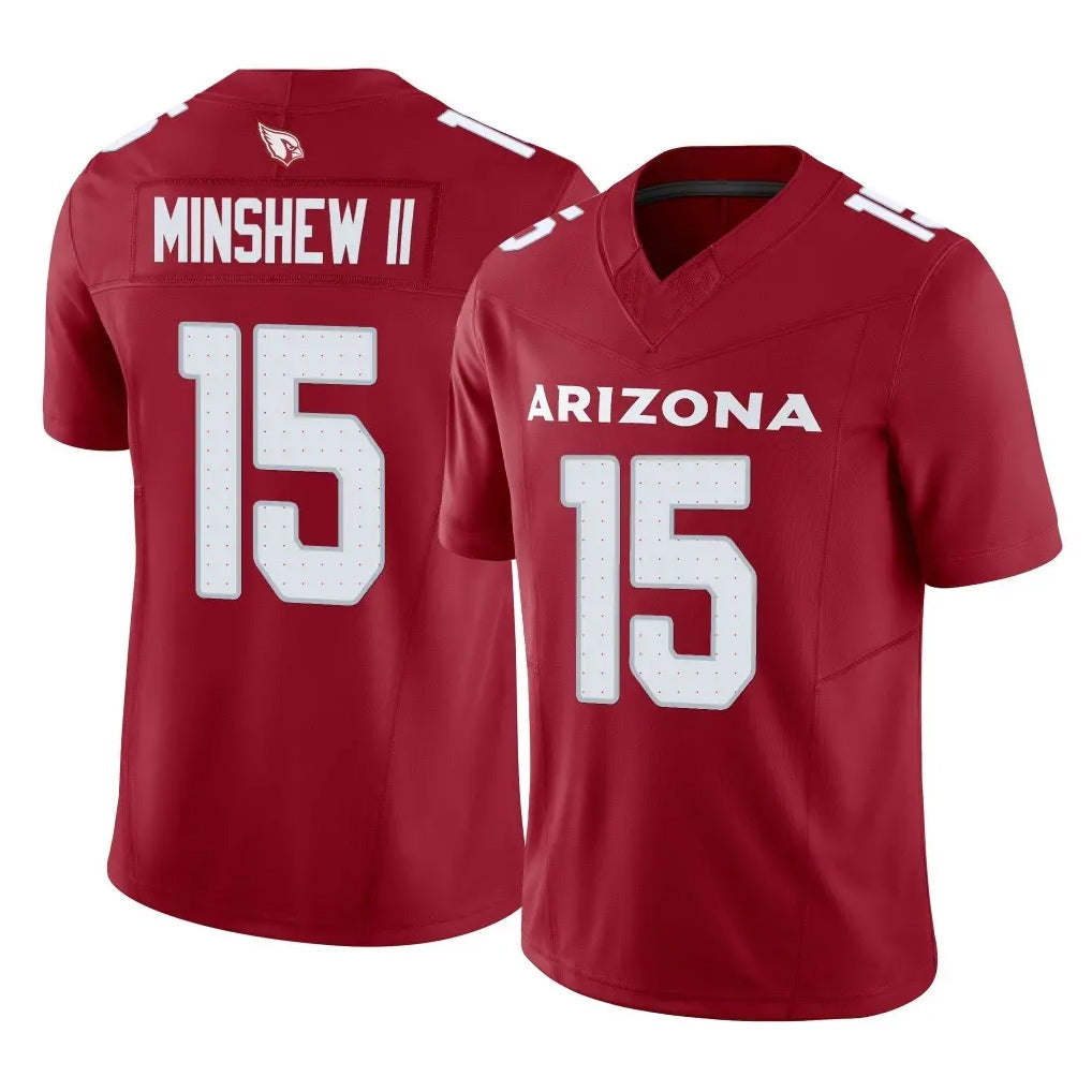 A.Cardinals #15 Gardner Minshew II Player Cardinal Vapor F.U.S.E. Limited Home Game Kdoa Stitched Jerseys