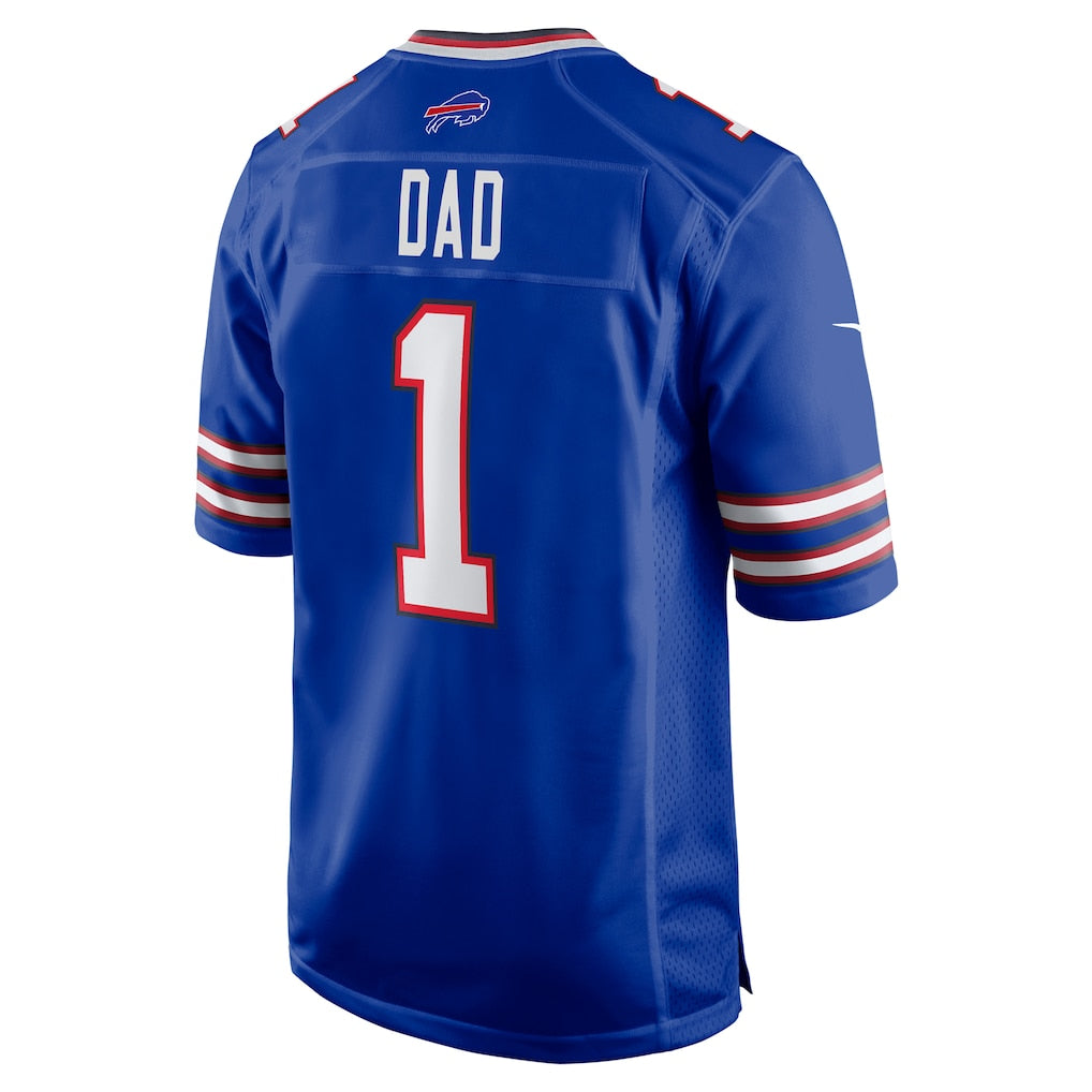 Kdoa B.Bills #1 Dad Royal Game Jersey