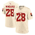 A.Cardinals #28 Andrew Wingard Player Cream Rivalries Collection Game Kdoa Stitched Jerseys