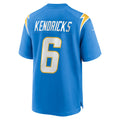 Kdoa LA.Chargers #6 Eric Kendricks Powder Blue Player Game Jersey