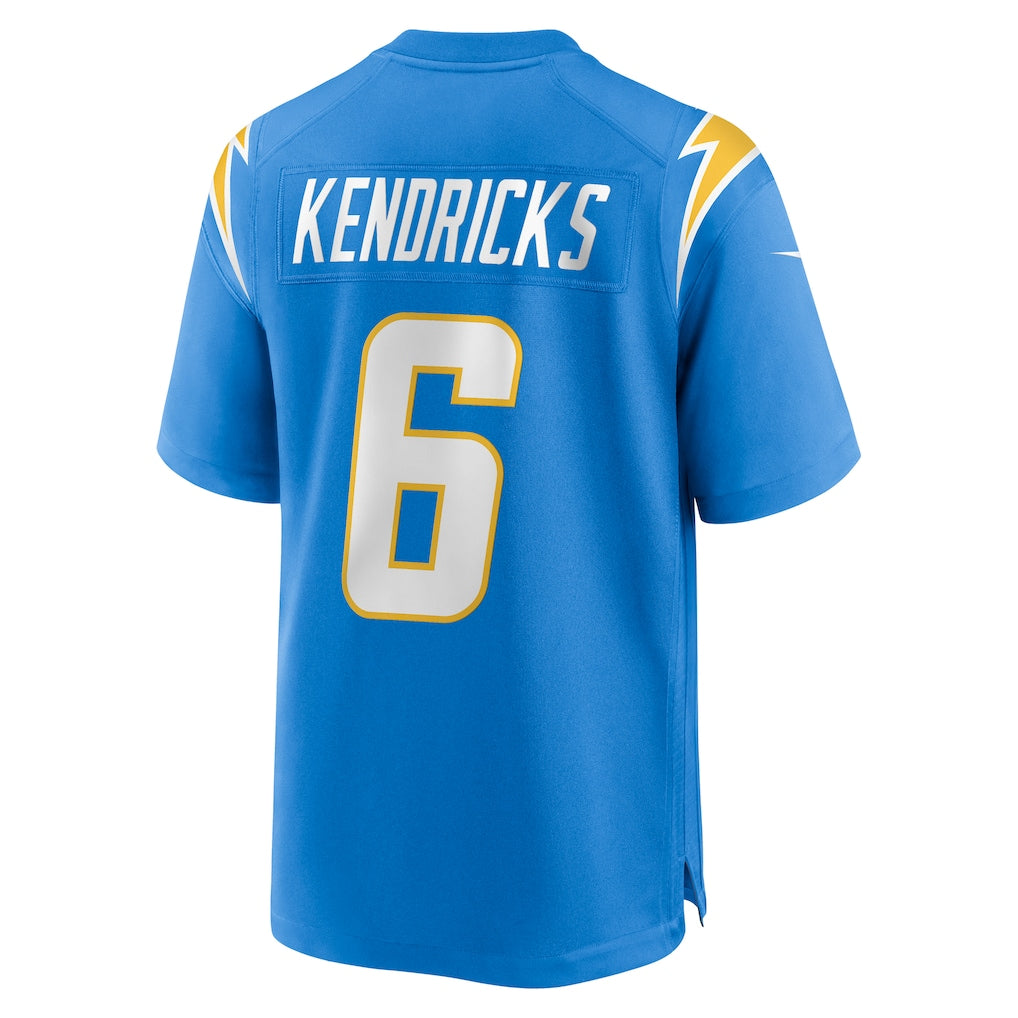 Kdoa LA.Chargers #6 Eric Kendricks Powder Blue Player Game Jersey
