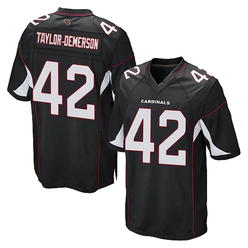 A.Cardinals #42 Dadrion Taylor-Demerson Player Black Home Game Kdoa Stitched Jerseys