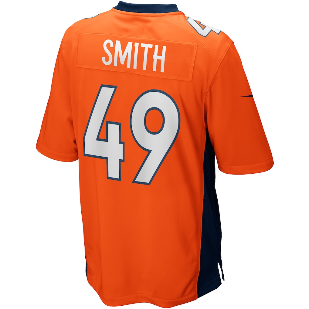 Kdoa D.Broncos #49 Dennis Smith Orange Retired Player Alternate Game Jersey