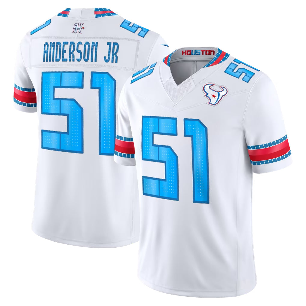 H.Texans #51 Will Anderson Jr. Player Whtie 2026 Rivalries Vapor Limited Home Game Kdoa Stitched jerseys