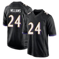 B.Ravens #24 Malaki Starks Player Black Home Game Kdoa Stitched Jerseys